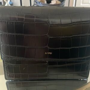 JW Pei Black leather bag